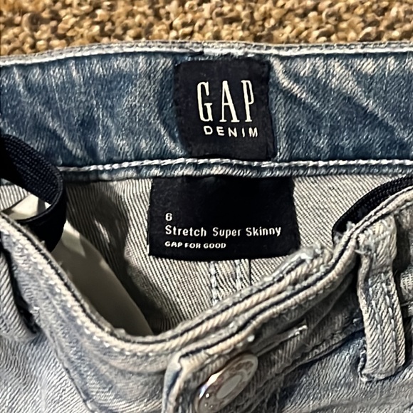 GAP Girls skinny jeans size 6 - Picture 2 of 6